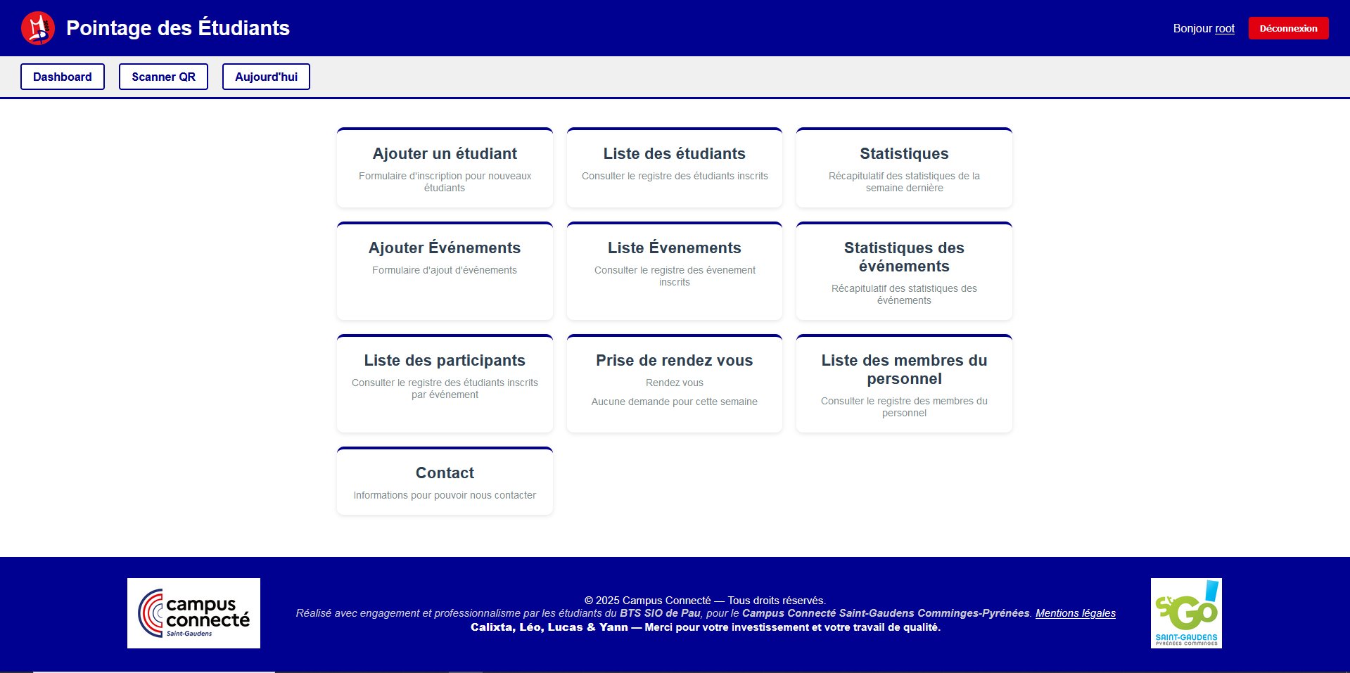 Dashboard administration