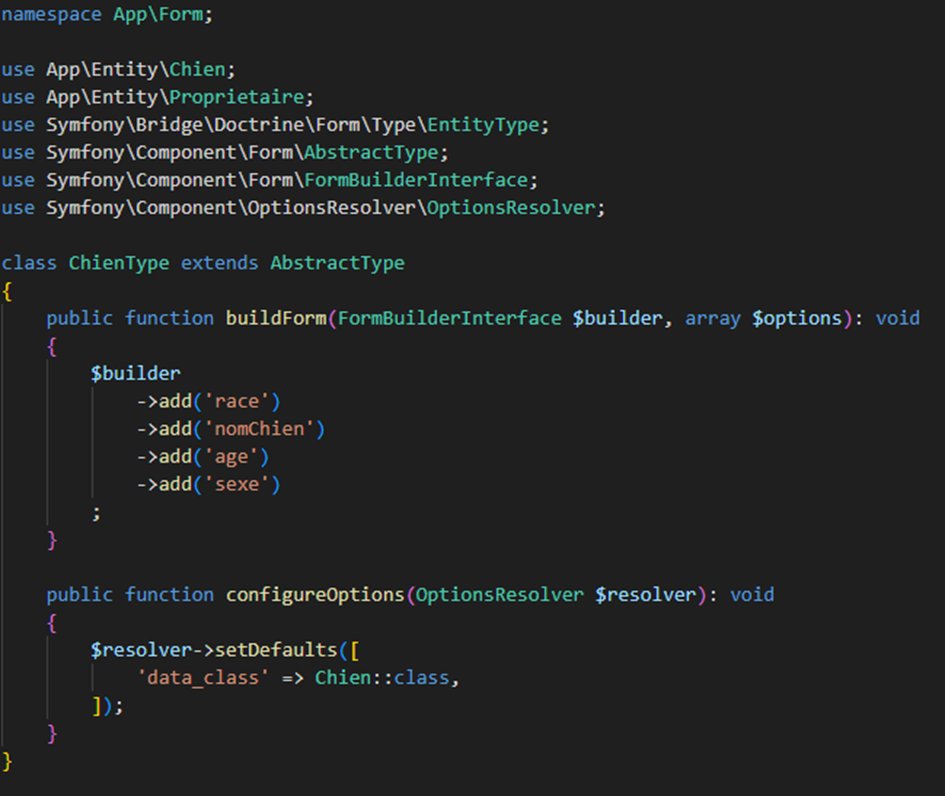 ChienType — formulaire Symfony