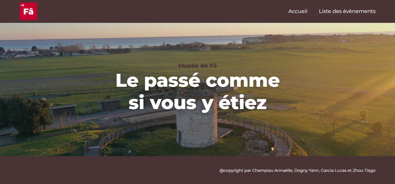 Page d'accueil Site de Fâ